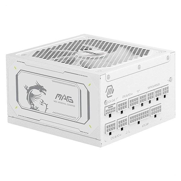 Msi mag a1000gl pcie5 blanc 1000W 80+ GOLD