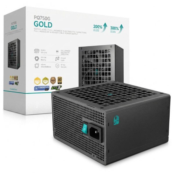 Deepcool pq750g    black 750W 80+ GOLD