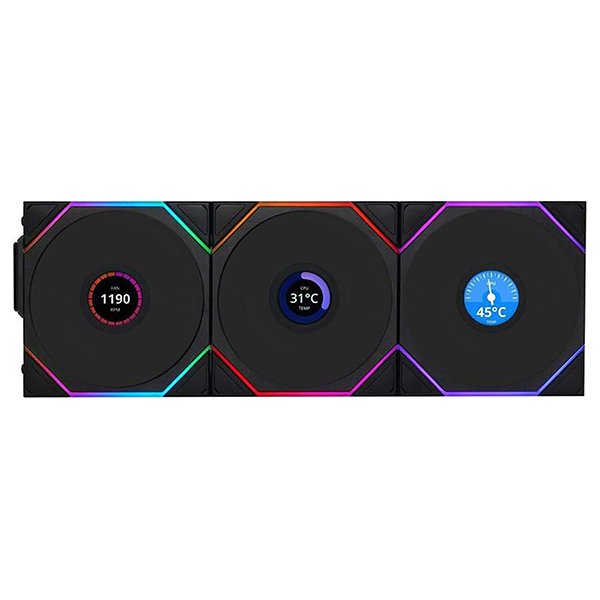 Lian Li uni fan tl-lcd wireless reverse 120 3-pack
