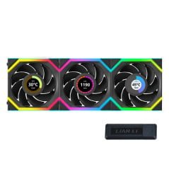 Lian Li uni fan sl wireless lcd 120 - 3-pack