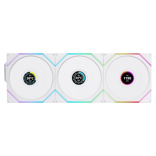 Lian Li uni fan tl-lcd 120 wireless reverse 3-pack