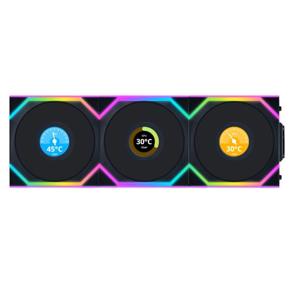 Lian Li uni fan sl wireless lcd 120 reverse blade 3-pack
