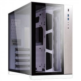Lian li pc-o11dw dynamic tempered glass white and red - Image 1