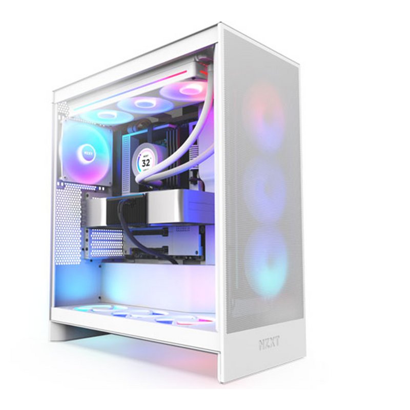 Nzxt h7 flow rgb white - Image 1