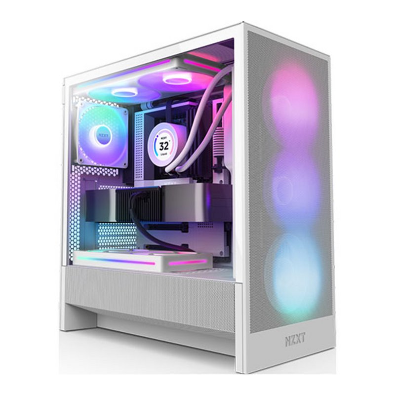 Nzxt h5 flow rgb white - Image 1
