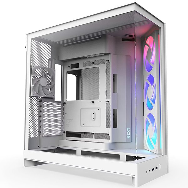 Nzxt h9 flow rgb white - Image 1