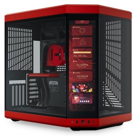 Hyte y70 touch infinite black and red