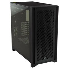 Corsair 4000d airflow tempered glass black and red - Image 1