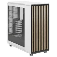 Fractal design north chalk tg clear white - Image 1