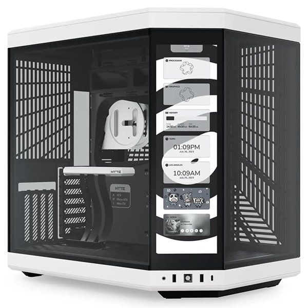 Hyte y70 touch infinite 14.9" black and white - Image 1